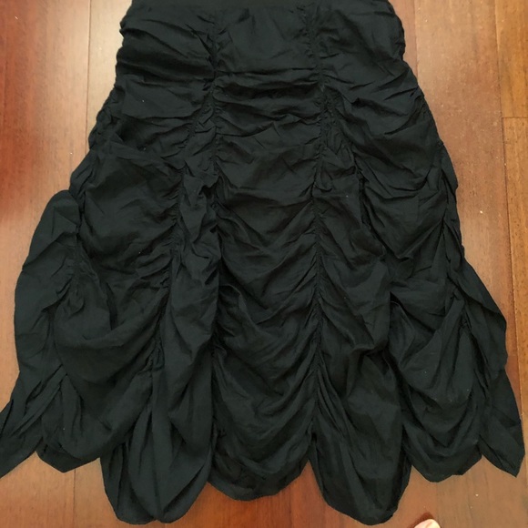 Black Designer Skirt - Picture 4 of 6
